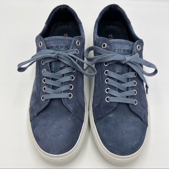 Trask Men’s Blue Rigby Suede Sneakers Size 8 - Picture 5 of 12